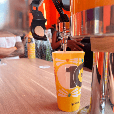 Le robot bar pour les 10 dans de la BPI France