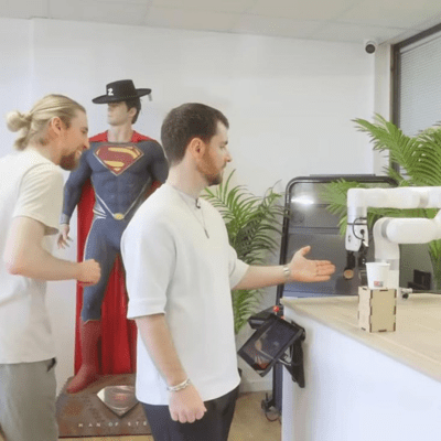 Robot café sur YouTube