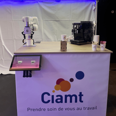 Robot café personnalisable à vous couleurs