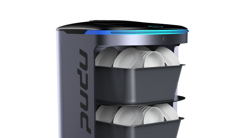 Vaisselle-holabot-web Autonomie prolongée - jusqu’à 24h de service continu