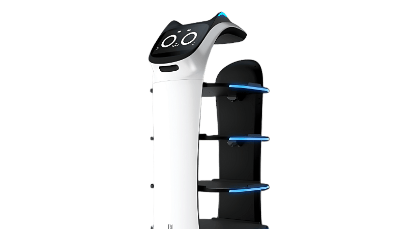 Bellabot_3-4 Bellabot robot serveur qui apporte les plats à table