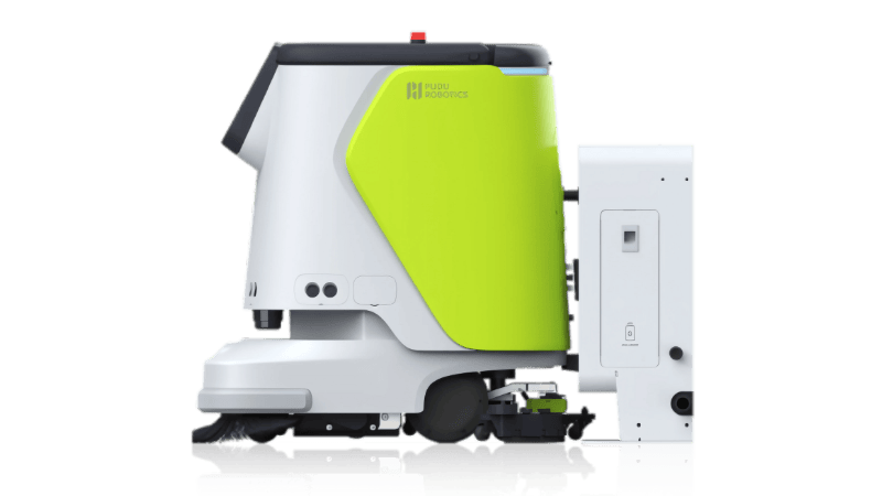 Robot-CC1-de-profil Robot CC1 nettoyeur et sa station