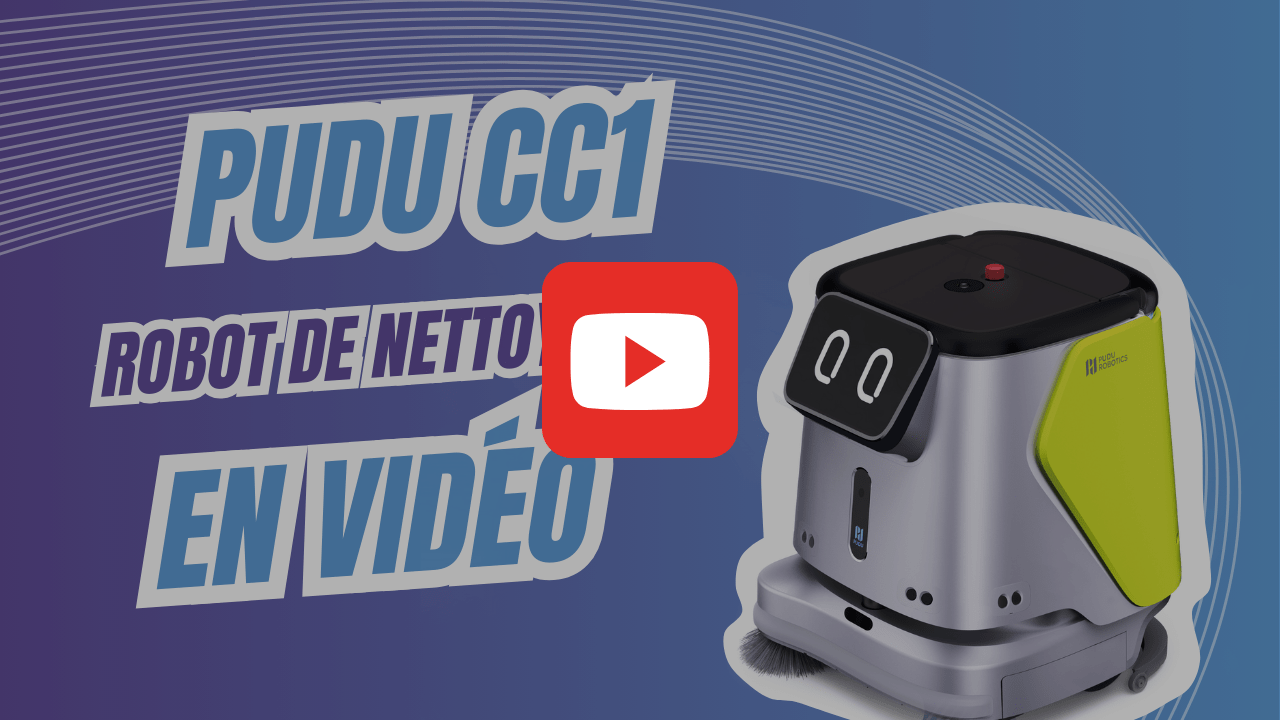 lire la video pudu cc1 robot de collecte