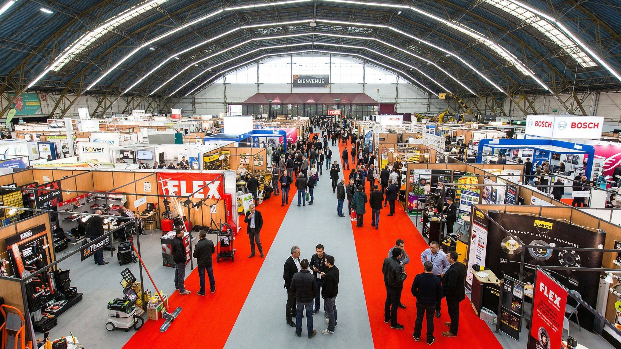 evenement professionnel en France avec des robots